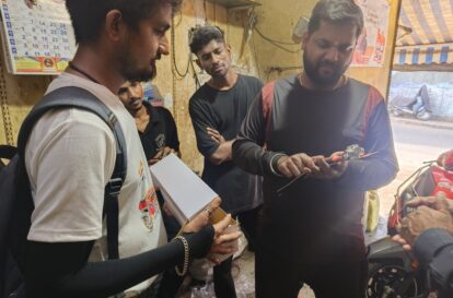 Distributing Wrench & Eye Protection Goggles to Unskilled Mechanics